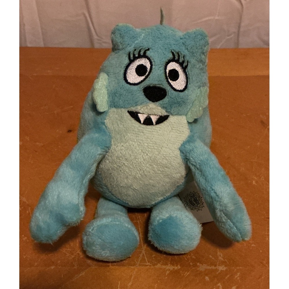 2013 Jazwares Yo Gabba Gabba Toodee 5" Blue Plush Stuffed Animal Toy